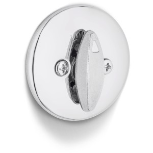 SmartKey 660 Deadbolt, Keyed 1 Side Polished Chrome - 555062 | Lowe's Pro Supply