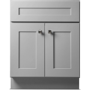 Design House Brookings Bathroom Vanity Without Top in Sherwin Williams® Gray, Unassembled, 24-in x 18-in - 665680 | Lowe's Pro Supply
