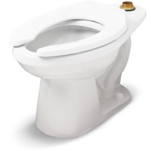Gerber Gerber North Point Floor-Mount Elongated Top Spud Toilet Bowl - 728529 | Lowe's Pro Supply