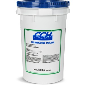 CCH 50 lb Round Chlorinating Tablet Pail - 900413 | Lowe's Pro Supply