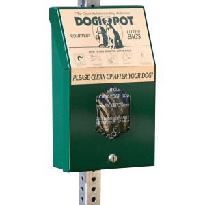 DOGIPOT Header Pak Junior Bag Dispenser Aluminum