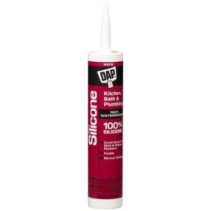 Dap Dap Kitchen & Bath Silicone Caulk White 9.8 oz - 800130 | Lowe's Pro Supply
