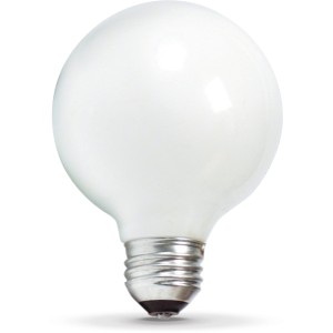 philips g25 globe incandescent bulb 40w white