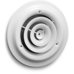 US Aire 6" Round Diffuser & Damper Ring - 37743 | Lowe's Pro Supply