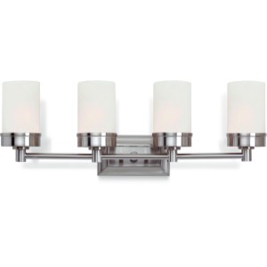 Urban Swag 4-Light Brushed Nickel Vanity Fixture