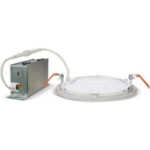 LED 6" Lens Downlight with Remote Driver/Junction Box