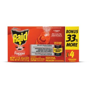 Raid Concentrated Deep Reach Insect Fogger 1.5 oz 4-Pk