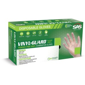 Extra Large Disposable Vinyl Gloves, Box of 100