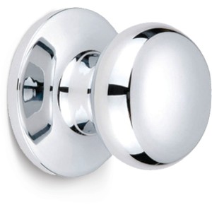 Flat Ball Passage Knob Chrome