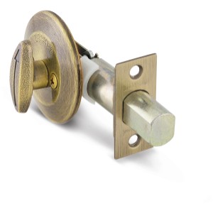 Kwikset 663 Keyless Deadbolt Screw-in-Latch Antique Brass