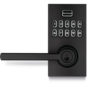 Kwikset 917 Halifax SMartCode Lever Matte Black