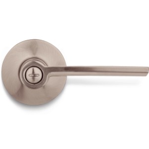 Kwikset Palmina Privacy Lever Satin Nickel