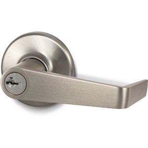 Kwikset Carson Storeroom Leverset Satin Chrome