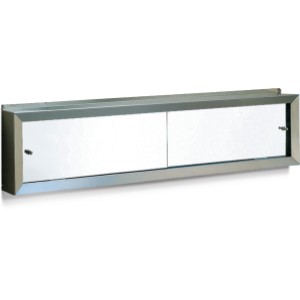 Sliding Mirrored Door Cosmetic Box 30" x 9"