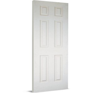 interior 3-panel primed slab door 16" x 80"