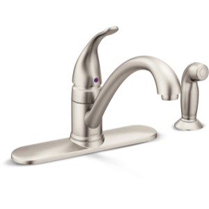 moen torrance stainless kitchen faucet with spray