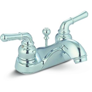 Olympia Chrome Lavatory Faucet with Pop-Up