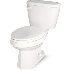gerber maxwell round front toilet bowl white