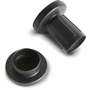 Adjustable Shower Rod Ends Matte Black