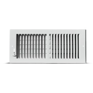 2-Way White Sidewall/Ceiling Register 18" x 8"