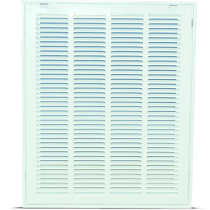Return Air Filter Grille White 20" x 12"