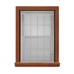 Cordless Vinyl 1" Mini-Blind White 47"W x 84"L