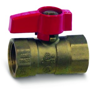 Brass Gas Shut Off Valve 1/2" FIP