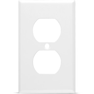 Mulberry One-Gang Duplex Wall Plate White - 28267 | Lowe's Pro Supply