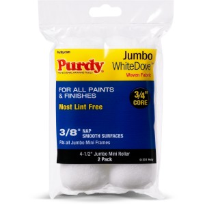 Purdy 4.5-in x 3/8-in Nap WhiteDove Woven Acrylic Mini Paint Roller, Pack of 2 - 821226 | Lowe's Pro Supply