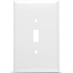 Mulberry One-Gang Toggle Wall Plate White - 33656 | Lowe's Pro Supply