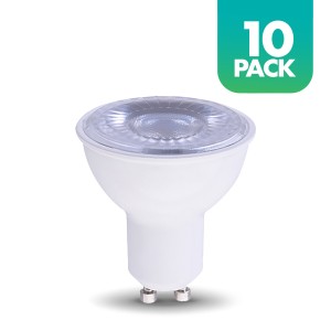 Simply Conserve Simply Conserve 7W (50W EQ) MR16 with GU10 Base LED Light Bulb, 5000K, Pack of 10 - 413950 | Lowe's Pro Supply