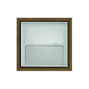 All-Metal 1" Cordless Alabaster Mini-Blind 35X60