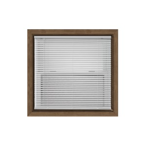 All-Metal 1" Cordless Alabaster Mini-Blind 47X60