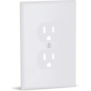 Hubbell Hubbell TayMac Revive 1-Gang Jumbo-Size White PVC Indoor Duplex Wall Plate - 340013 | Lowe's Pro Supply