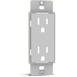 Hubbell Hubbell TayMac MASQUE 1-Gang Midsize White PVC Duplex Wall Plate - 340019 | Lowe's Pro Supply