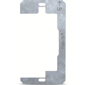 Hubbell Hubbell 4.40-in W x 0.25-in L Steel Wall Plate Spacer, Pack of 3 - 340023 | Lowe's Pro Supply