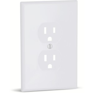 Hubbell Hubbell TayMac Revive 1-Gang Jumbo-Size White PVC Indoor Duplex Wall Plate, Pack of 5 - 340024 | Lowe's Pro Supply