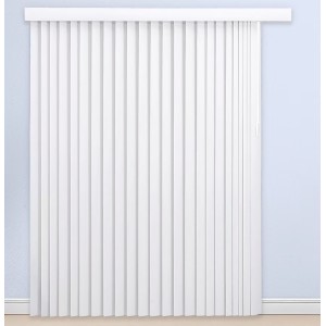 Project Source Project Source Cordless White Vertical  Blind 102-in x 84-in - 455162 | Lowe's Pro Supply