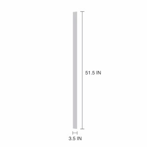 Project Source Project Source White Vertical Blind Slat, 51-in - 480281 | Lowe's Pro Supply