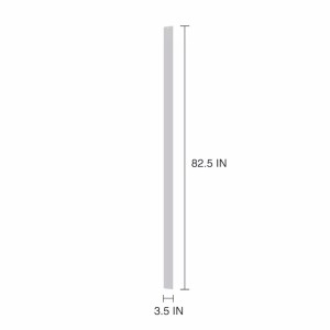 Project Source Project Source White Vertical Blind Slat, 82.5-in - 480283 | Lowe's Pro Supply