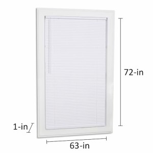 Project Source Project Source Cordless 1-in White Room Darkening Mini-Blind 63-in x 72-in - 483763 | Lowe's Pro Supply