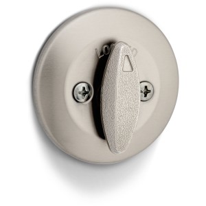 SmartKey 660 Deadbolt, Keyed 1 Side Satin Nickel - 555011 | Lowe's Pro Supply