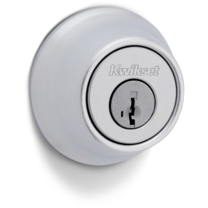 SmartKey 660 Deadbolt, Keyed 1 Side Satin Chrome - 555064 | Lowe's Pro Supply