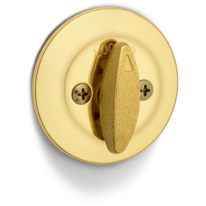 SmartKey 660 Deadbolt, Keyed 1 Side Polished Brass - 555068 | Lowe's Pro Supply