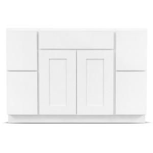Reliabilt Parkstone White Vanity Cabinet, 48-in W x 34-in H - 649729 | Lowe's Pro Supply
