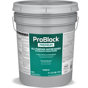 ProBlock ProBlock Premium All-Purpose Water-Based Interior/Exterior Primer, 5-Gallon - 810400 | Lowe's Pro Supply