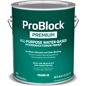 ProBlock ProBlock Premium All-Purpose Water-Based Interior/Exterior Primer, 1-Gallon - 810401 | Lowe's Pro Supply