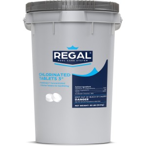 Pool Logic 3" Trichlor Stabilized Chlorine Tablets 50 lb - 900261 | Lowe's Pro Supply