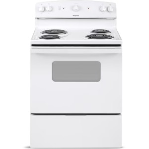 Hotpoint Hotpoint 30-in White 4-Burner Freestanding Electric Range - 299112 | Lowe's Pro Supply