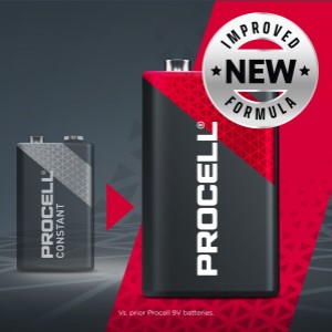 Duracell Procell Procell Constant 9V Alkaline Battery, Pack of 12 - 330100 | Lowe's Pro Supply